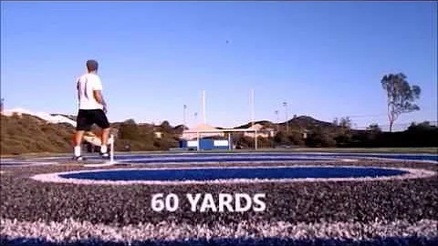US NAVY VETERAN MIKE ELROD KICKING AND PUNTING