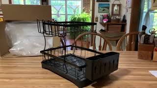 Yeepoo Dish Drying Rack review and assembly  excellent quality!