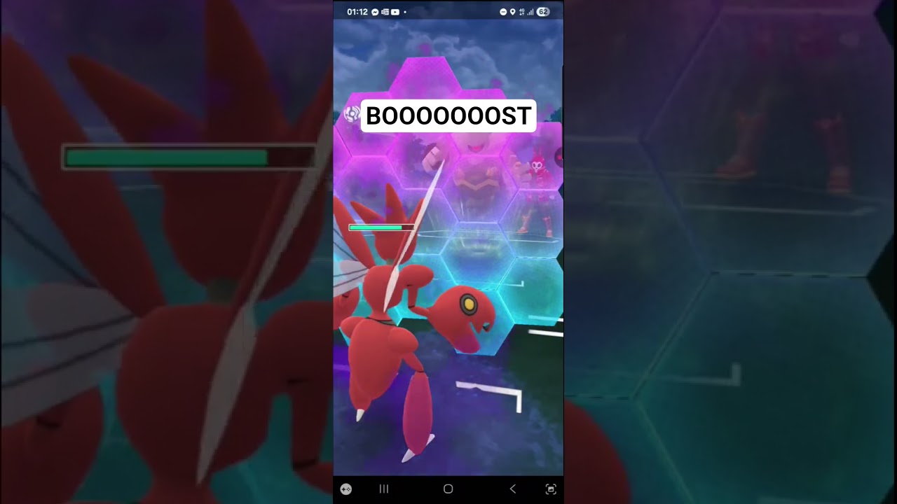How do you beat a 4 stage attack boosted shadow Scizor? you dont!  Pokemon Go Battle League