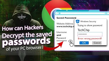 How Hackers Decrypt Saved Browser Passwords? [Hindi]