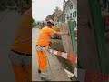 Wie baut man einen Graben? #shorts #baustelle #bauarbeiten #bauen #straßenbau #construction