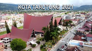 DRONE VIEW KOTA TARUTUNG KABUPATEN TAPANULI UTARA SUMATERA UTARA 2021