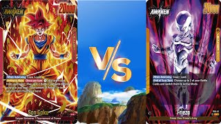 DBS Fusion World | FB02 | TopKu vs Frieza Tournament Gameplay