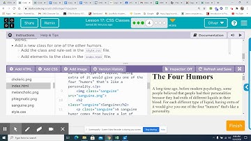 Lesson 17: CSS Classes