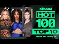 Billboard Hot 100 Top 10 Countdown For June 14, 2025 | Billboard News