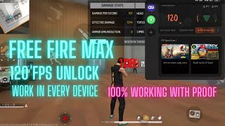 FREE FIRE | FREE FIRE MAX 120 FPS UNLOCK ANDROID 90 FPS, 120 FPS, 144 FPS screenshot 2
