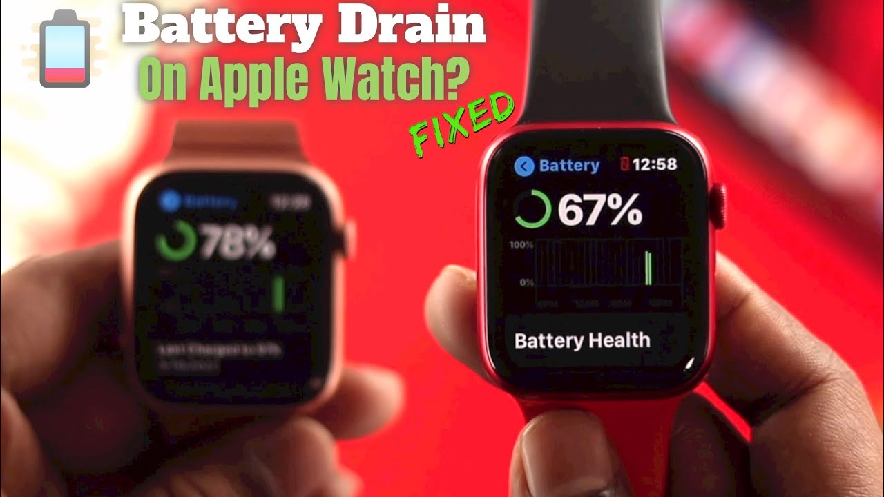 Fixed Apple Watch Battery Drain After WatchOS Update! YouTube
