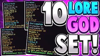 MY FULL 10 LORE GODSET! | Minecraft Factions | Cosmic Pvp |  Monster [4]