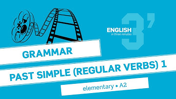 English in 3 minutes (Elementary / A2) - Grammar: Past Simple (regular verbs) 1