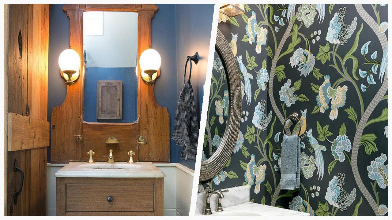 75 Wainscoting Powder Room With White Countertops Design Ideas You'll ...