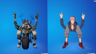 New Streetwear Yuji Itadori Doing Funny Built In Emotes In Fortnite Jujutsu Kaisen