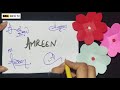 Amreen name signature  handwritten signature style for amreen name  signatures by amreen info tv