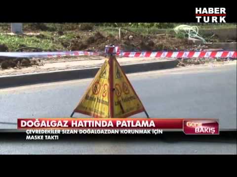 Üsküdar'da doğalgaz borusu patladı!