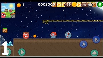 Red Hero 4: Ball Bounce Adventure Gameplay Walkthrough (Android,iOS) - Part 1