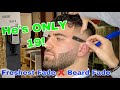 Barber Tutorial: Freshest Mid Fade w/SHARP Beard Fade!