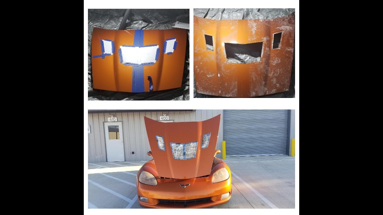 Putting A Saw to the Corvette: C6 Corvette Hood Vent Install