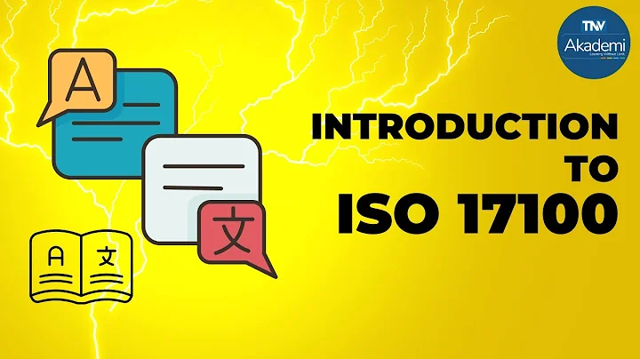 Introduction to ISO 17100