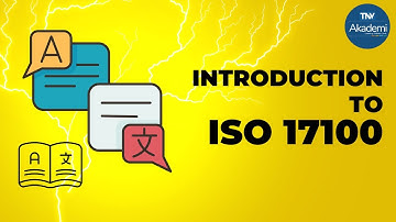 Introduction to ISO 17100
