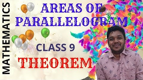 CLASS 9//THEOREM 9.1 PROOF//AREAS OF PARALLELOGRAM AND TRIANGLES// MATHSPEDIA