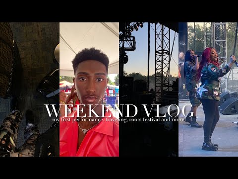 WEEKEND VLOG! | pride fest performance, roots fest, traveling and more!