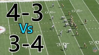 What's better? 4-3 or 3-4 Defense | Hook Cam