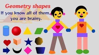 Learn all geometry shapes in 2 minutes.