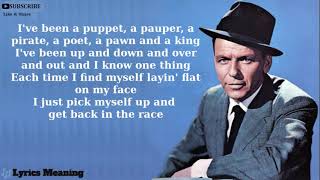 Frank Sinatra - That's Life | Lyrics Meaning Resimi