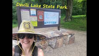 Hiking at Devils Lake State Park
