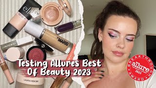 Testing Out Allure’s 2023 Best Of Beauty… Choices were made…😅 | Julia Adams