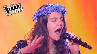 Video thumbnail of "Mariana canta Maldita Primavera - Audiciones a ciegas | La Voz Kids Colombia 2018"