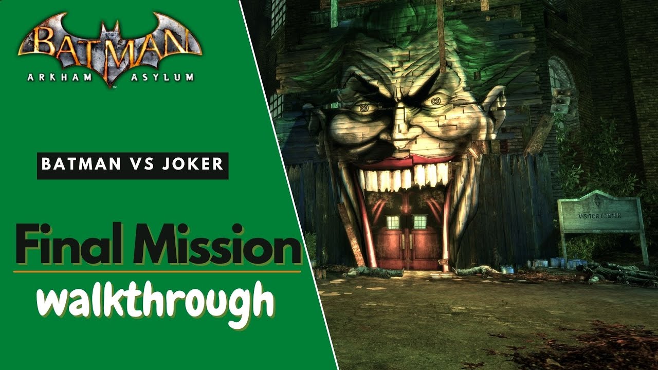 Batman  Arkham Asylum Final mission Walkthrough | Batman Vs Joker Gameplay | Tamil