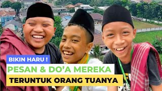 Apa kata SANTRI BARU Pertama Masuk Pondok Pesantren