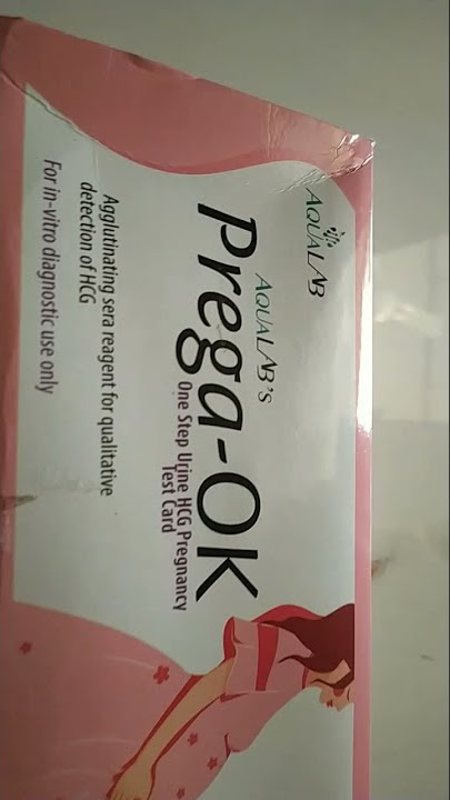 Prega-Ok  Pregnancy Test Card #pregnancy #pregnancycare #akash_medical_amalner #medical