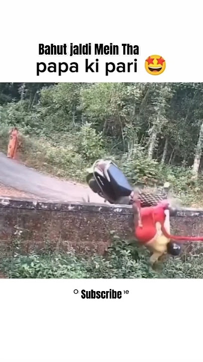 Bahut jaldi Mein Tha😁papa ki pari 😂duke390#yamaha #kawasaki#crash#funny  #shorts#bikerider#trending