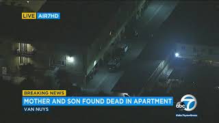 Mother, teen son found dead in van nuys apartment i abc7