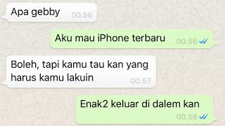 Ngerjain Om Ngajak Wik Wik Dibeliin IPhone | Cewek Mesum Ngirim Foto Bugil TT Besar Sange