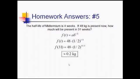 Exponential Functions: Problem Set #2