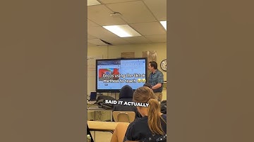 this teacher used everything to get his students attention 😱 #shorts #shortsvideo #shortsfeed