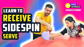 How to Receive Side Spin Serve in Table Tennis 🏓🔥 | How to Return different types of sidespin serve
