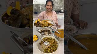 🔥🍛 Today’s Lunch wholesome South Indian meal #oodie #homemade