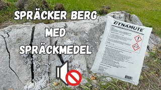 Spräcker Berg Med Spräckmedel
