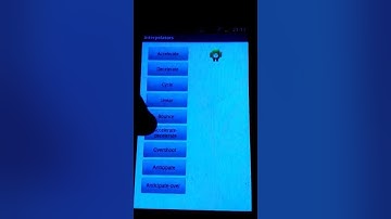 Interpolator effects in Android Animation