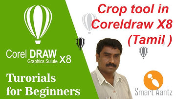 How to use Crop tool in coreldraw x8