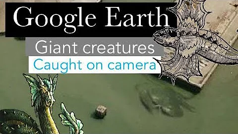 Google Earth Mysterious Creatures Caught on camera