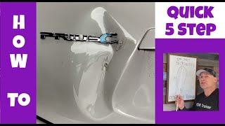 Quick 5 Step 5 Minute Method! | PDR Dent Removal!