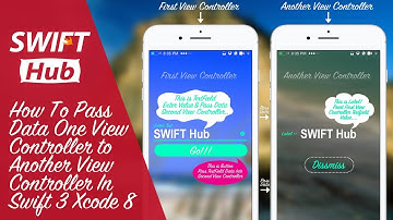 How to Pass Data One View Controller to Another View Controller in Swift