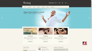 Blessing WordPress Theme for Church and Charity Websites      Cal Ral