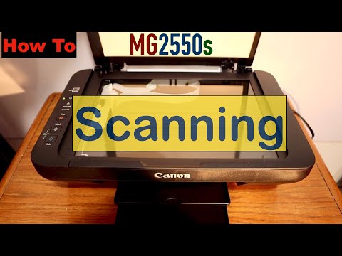 Canon PIXMA MG2550s Scanning, Scan To Win 10 Laptop !!