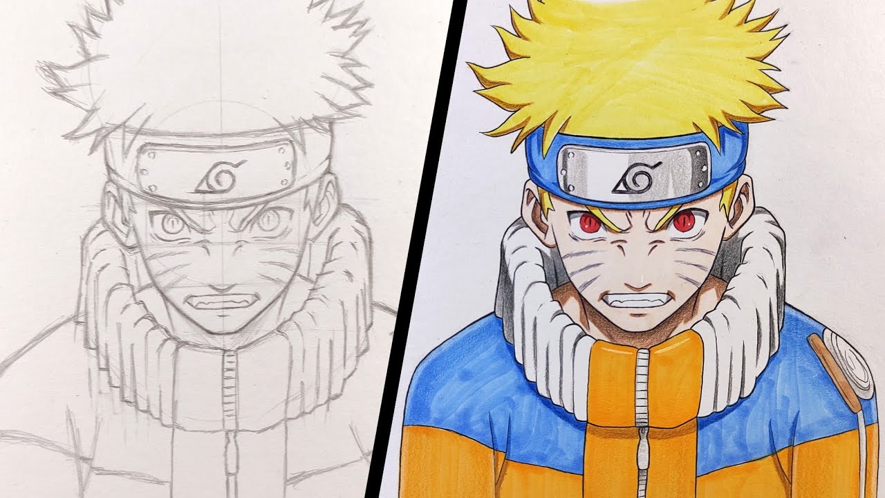 How to draw NARUTO Hokage (Boruto) step by step, EASY 