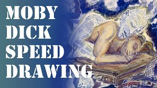 Moby Dick painting
Hi all,
Ive been promising this video for ages. I finally got it together and pieced together some thoughts on Moby Dick. Come back for my full review which will give much more discussion about the content of the book
Here is the article regarding over 30 references to the pipe:
https://chahoppy.livejournal.com/65867.html
This is also an amazing animation which focuses on the Pipe of Ahab:
https://www.youtube.com/watch?v=0vtlr_zRnJc
Its also worth noting- and Ill talk about this in my next video how often he talks about men and how little he refers to women:
https://www.grin.com/document/61095
In his novel Moby-Dick, Melville creates a generally male world. A striking fact is the frequent use of the words “he”, appearing almost 2000 times, and “man” or “men”, being used over 800 times. Words connected to “woman” or “wife”, however, only appear about 35 times in the book.
Other images referenced in the video:
https://ambrmerlinus.dreamwidth.org/1629.html
http://logotexnia-filoteo.blogspot.com/2012/09/2.html
http://sharksshortstoryreviews.blogspot.com/2011/08/bartleby-scrivener-herman-melville.html
https://vickielester.com/2013/10/06/moby-dick-writing-about-sex-novelist-rachle-kushner/
https://bookishgirl.com.au/2013/02/22/the-monomaniac-incarnation-of-all-those-malicious-agencies-which-some-deep-men-feel-herman-melvilles-moby-dick/ Moby Dick painting